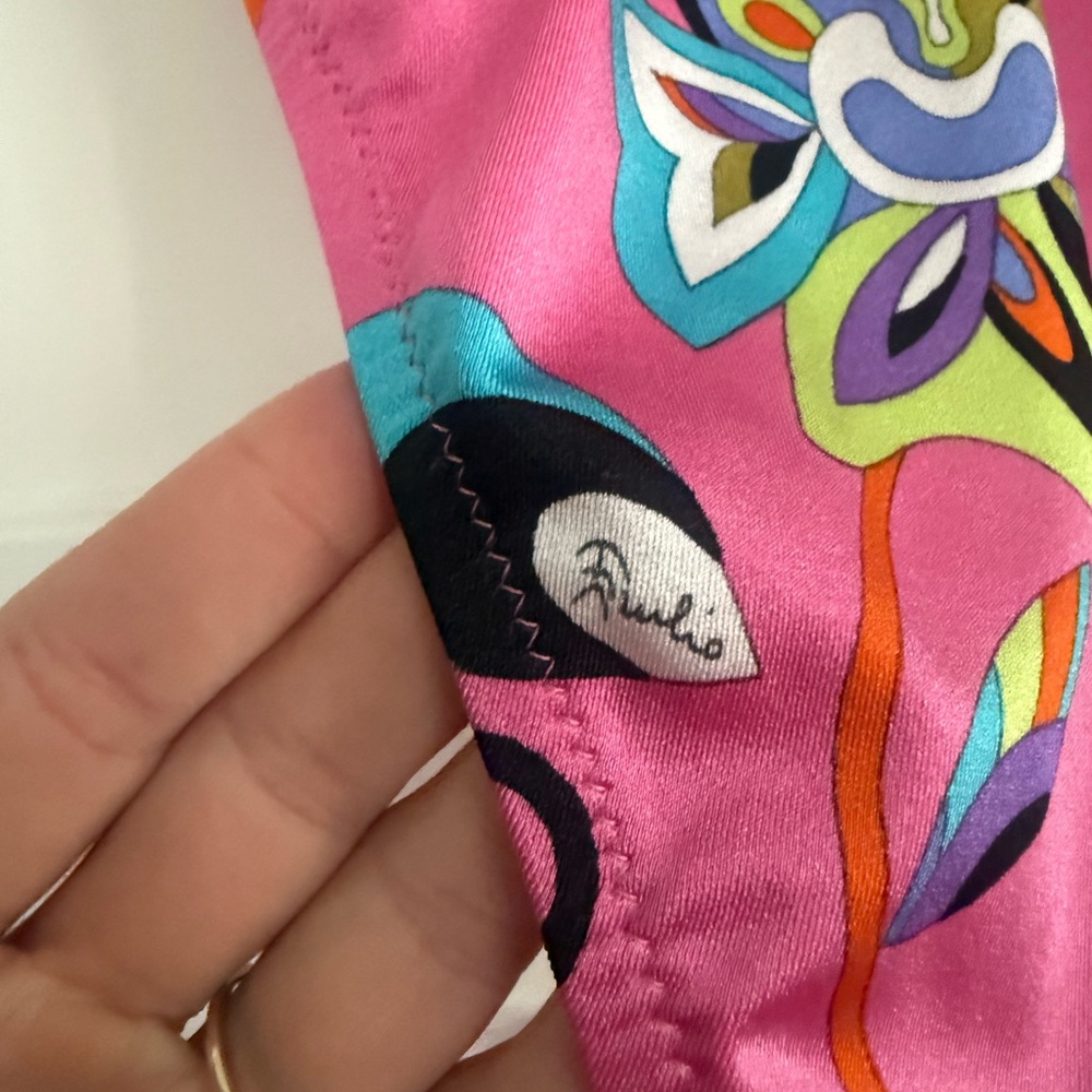 Vintage Emilio Pucci strapless swimsuit - Picture 4 of 9